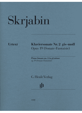 Klaviersonate Nr. 2 gis-moll op. 19 (Sonate-Fantaisie)